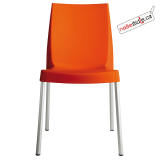Židle plastová Boulevard arancio