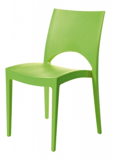 Plastová židle PARIS verde