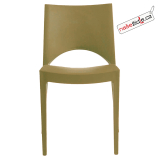 Plastová židle PARIS teak