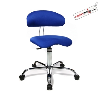 Kancelářská zdravotní židle SITNESS 40 modrá