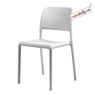 Plastová židle BORA bianco