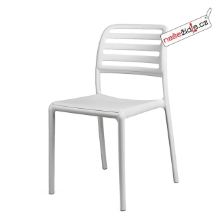 Plastová židle COSTA bianco